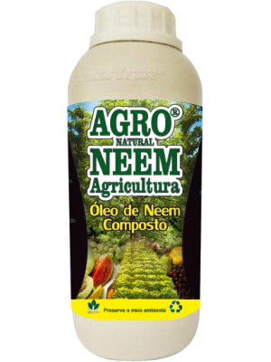 Óleo de Neem Nim Agroneem Agro Naturalneem Agrícola Composto 1 Litro