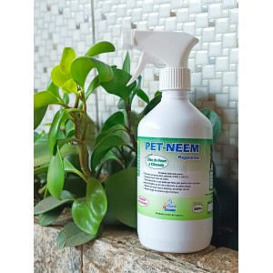 Pet Neem Repelente SPRAY Com Óleo De Neem e Citronela 500 ml