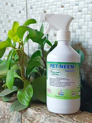 Pet Neem Repelente SPRAY Com Óleo De Neem e Citronela 500 ml