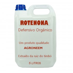 Rotenona Defensivo Orgânico Agrícola Extrato da Raiz do Timbó Especial Galão de 5 L